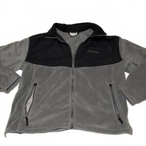 Columbia Sweater Jacket Fleece Mens XL Interchange Jacket with Zipper Pockets